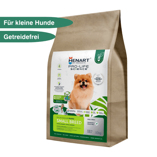 Insekten-Trockenfutter für kleine Hunde - HenArt® | Nachhaltiges Tierfutter für Hund und Katze 